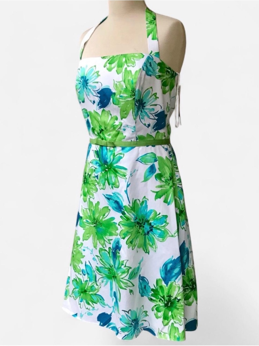 Jessica Howard Petite Dress in White and Teal